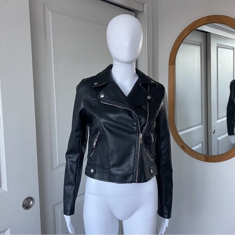 Primark Faux Leather Motorcycle Jacket